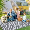 GAOMON Outdoor Rug Outdoor Plastic Straw Rugs Lightweight Modern Geometric Area Rug for Camping Patio Deck Picnic - 3 of 4
