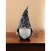 HomeRoots 24" Glittery Black and White Sparkle Gnome - 2 of 4