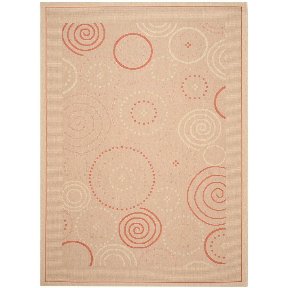  Rectangle Cannes Patio Rug Natural/Terra