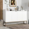 TIRAMISUBEST Modern Sideboard - Invisible Door Push Storage Cabinet - 3 of 4