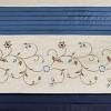 SEVOBAL Shower Curtain Faux Silk with Floral Embroidery and Pintucked Detailing for Elegant Bathroom Decor, Multicolor, 72"*72"*0.13" - 2 of 4
