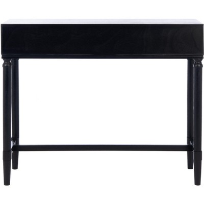 Estella Black and Beige 2-Drawer Console Table