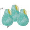 Sea Foam Pear Candles - Set of 3 - 4 of 4