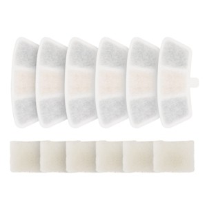 Oneisall PW04 Cordless Pet Water Fountain 6PCS Carbon Filters Replacement - 1 of 2
