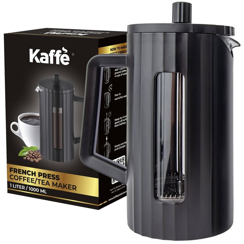 French Press Coffee/Tea Maker - 1 Liter, 1 of 8