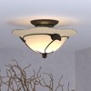 Vaxcel Vine 2 - Light Semi-Flush Mount in  Oil Shale - 3 of 4