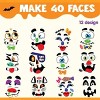 JOYFY Make 40 Faces Pumpkin Decorating Stickers with 18 Sticker Sheets in 12 Designs and Sizes Halloween Party Supplies Trick or Treat Party Favors - 2 of 4