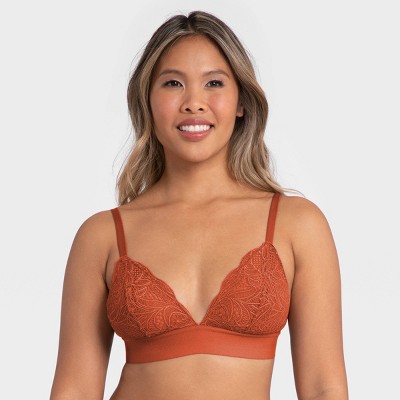 Lyra front-clasp lace bralette