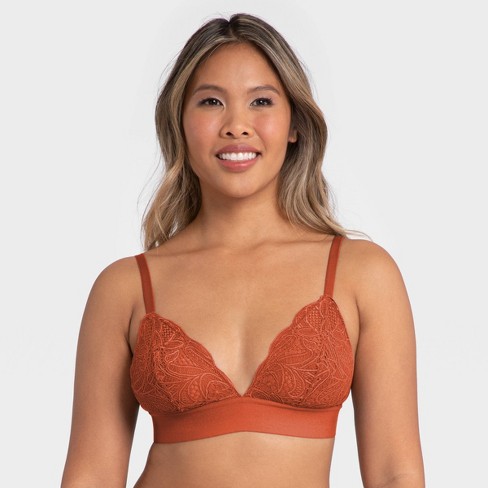 All.you.lively Women's Longline Lace Bralette : Target