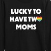 Boys' - Instant Message - Lucky Two Moms Long Sleeve Graphic T-Shirt - 2 of 4