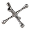 Sagebrook Home Metal Jacks Abstract Sculpture for Room, Bedroom or Office Decor, Aluminum - 2 of 4