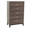 NicBex Vintage Tall Dresser,Farmhouse Dressers with Metal Pulls,Chest of 5 Drawers for Bedroom,Living Room,Dining Room,Hallway - 2 of 4