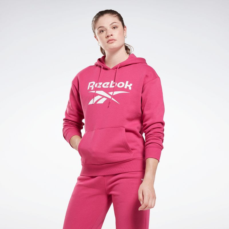 Reebok Identity Big Logo Fleece Hoodie Womens , 1 of 8