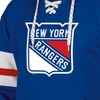 NHL New York Rangers Men's Long Sleeve Hooded Sweatshirt with Lace - 3 of 3