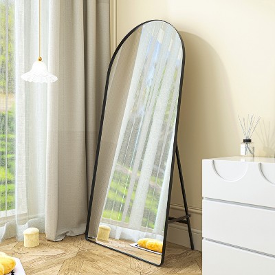 ONWITH 71" x 32" Full Length Mirror With Stand Full Body Framed Mirror for Bedroom Floor Large Mirror