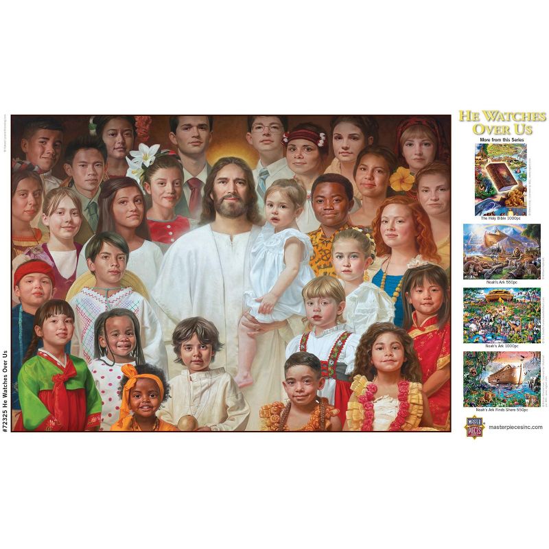 MasterPieces 1000 Piece Jigsaw Puzzle - He Watches Over Us - 19.25"x26.75", 5 of 8