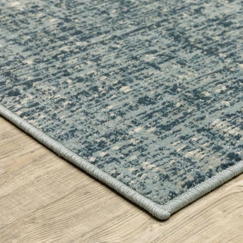 Bryant Etched Striped Indoor Area Rug Teal/Gray - Captiv8e Designs, 3 of 12
