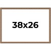 PosterPalooza | Slim Profile Gold Picture Frame - UV Acrylic, Backing Board, Hanging Hardware Included - 2 of 4