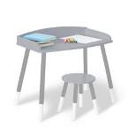 Modern Study Desk and Stool Set - WildKin