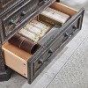 48" Farmhouse 5 Drawers Dresser for Bedroom, Vintage Design Tall Wood Rustic Chest of Drawers for Living Room, Hallway - 2 of 4