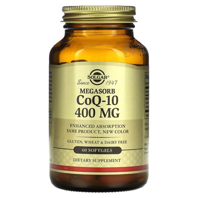 Solgar Megasorb CoQ-10, 400 mg, 60 Softgels