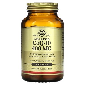 Solgar Megasorb CoQ-10, 400 mg, 60 Softgels - 1 of 2