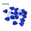 Unique Bargains Craft Embellishments Acrylic Heart Rhinestone Flat Back Gems 40 Pcs - 3 of 4