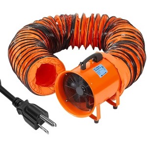 Acekool 12 Inch Utility Blower Fan with 16.4 FT Duct, 3500 CFM, 3500 RPM, Heavy Duty, Low Noise, Portable Ventilation for Workshop & Confined Space - 1 of 4
