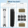 10'x20' Heavy Duty Commercial Canopy Tent, UV & Waterproof Instant Shelter with 2 Sidewalls, Includes Carry Bag, 4 Weight Bags, 8 Stakes, 6 Ropes - 4 of 4