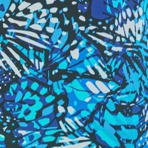 teal blue butterfly