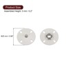 Unique Bargains Alloy Invisible Durable High Hardness Buckle Fasteners Press Studs Buttons 5 Pcs - 2 of 4