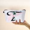 Unique Bargains Large Capacity Zipper Personalized Small Makeup Bag White - 4 of 4