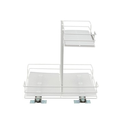 Household Essentials Double-Sided Pantry Organizer White: Steel Kitchen Storage, Cabinet Organizers, 1-Year Warranty — фото 4