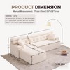 104.7'' Chenille L-Shaped Modular Sectional Sofa with High-Density Sponge, No-Assembly Couch - 3 of 4