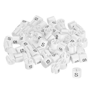 Unique Bargains Convenient removal and reusability Clothes Hanger Markers 160 Pcs - 1 of 4