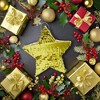 Sparkle and Bash Small Gold Star Pinata for Kids Birthday, Twinkle Twinkle Little Star Gender Reveal Party Decorations, Baby Shower, 13 x 3 In - 3 of 4