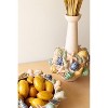 Ceramic Coastal Bottle Vase with Long Neck – 15.5" Tall Beach-Inspired Decor by Kalalou - 4 of 4