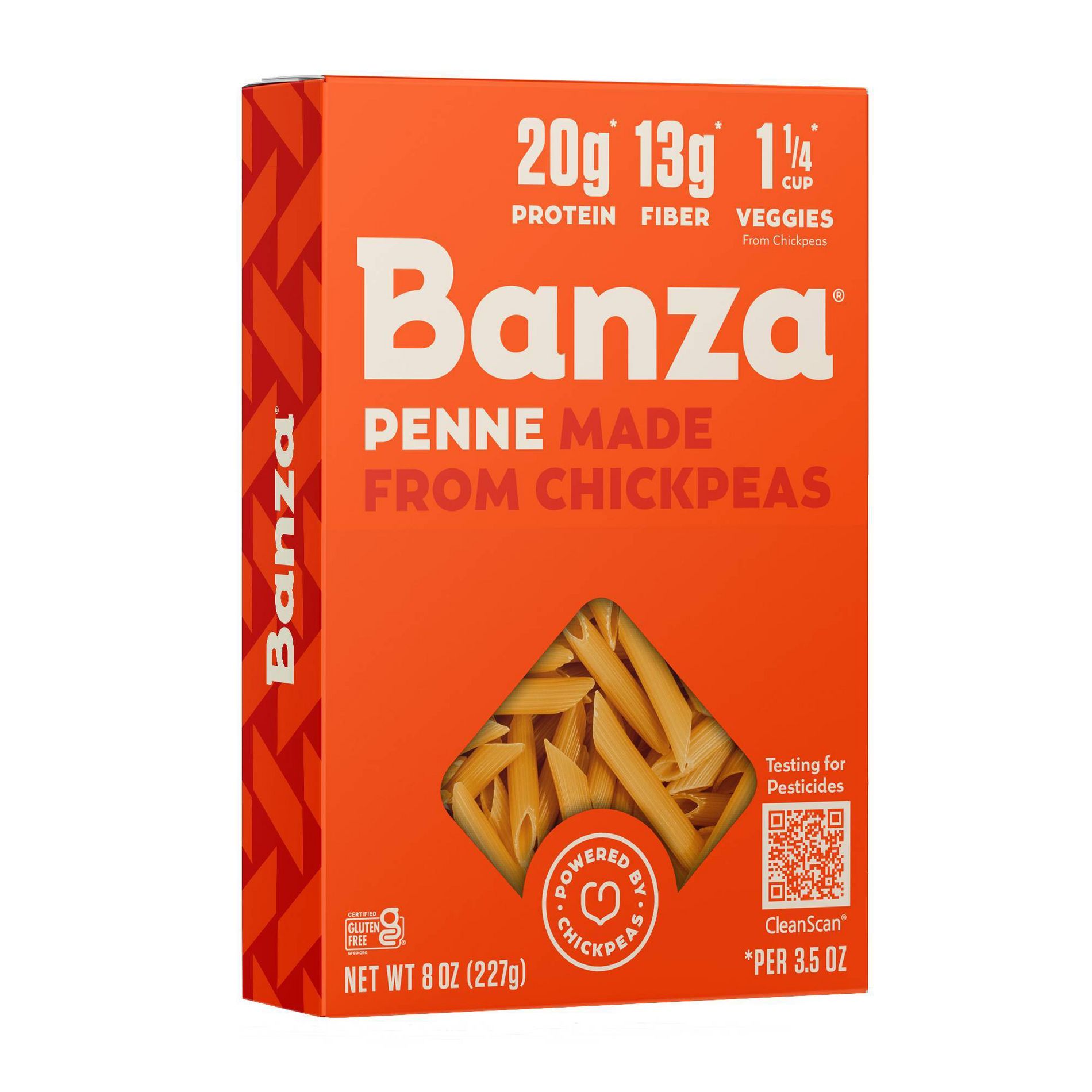 Banza Gluten Free Chickpea Penne - 8oz