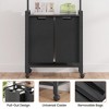 69.3"Laundry Sorter Cart with Hanging Rack & Utility Shelf, Rolling Laundry Hamper with Lockable Wheels, for Laundry Room, Bedroom, Bathroom - 4 of 4