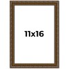 PosterPalooza | Sculpted Gold Picture Frame - UV Acrylic, Foam Board Backing, Hanging Hardware - 2 of 4