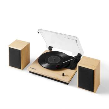 Crosley Brio Shelf System Vinyl Record Player - Natural