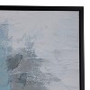 Contemporary Canvas Abstract Framed Wall Art with Black Frame Blue - Olivia & May - 3 of 4