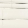 Hotel Concepts 500 Thread Count Sateen Sheet - 4 Piece Set - Ivory - 3 of 4