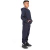 EVERYDAY KIDS Boys Navy Zip-Up Hoodie – Soft Fleece Jacket with Hood – All-Season Kids Sweatshirt for School, Play, or Layering, Navy - 4 of 4