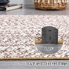 Modern Hallway Runner Rug, Washable Non-Slip Low Pile Carpet, Soft Stain-Resistant Faux Wool Rug for Kitchen, Bedroom - 3 of 4