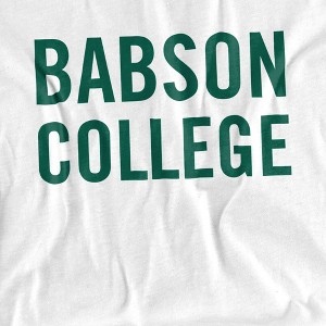 Men's Babson College Official Stacked Grey T-Shirt Stacked Grey - 1 of 4