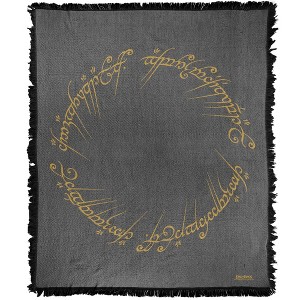 Lord Of The Rings One Ring Blanket 50"x60" Woven Tapestry - 1 of 4