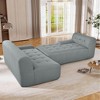 NicBex Modern 107" Sectional Sofa Modular L Shape Sofa Couch with Free Combination for Living Room Apartment - 4 of 4