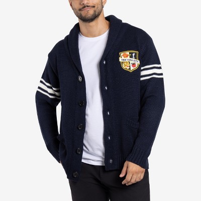 X Ray Mens Cardigan Sweater In Navy Size 2x Large : Target
