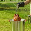 VEVOR Turkey Deep Fryer, 30-qt Turkey Fryer Boiler Steamer Cooker Set, Outdoor Aluminum Seafood Frying Pot, 54,000 BTU Burner Propane Gas Boiler - 2 of 4